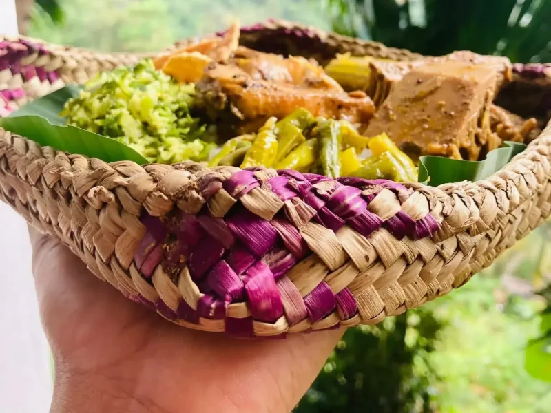 Traditional Lunch, Knuckles, Sri Lanka
